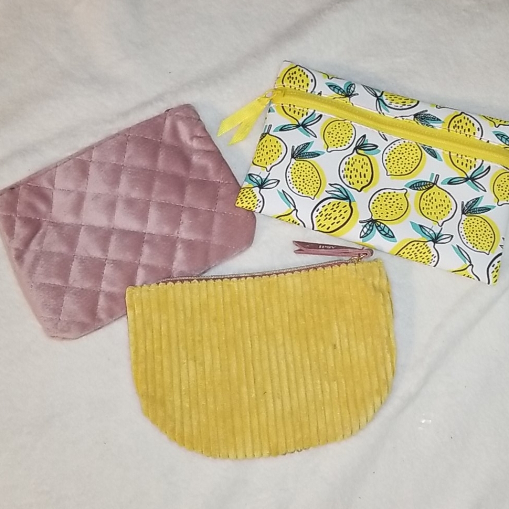 3 ipsy make up bags